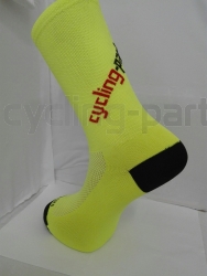 Radsocken Long Coolmax neon gelb