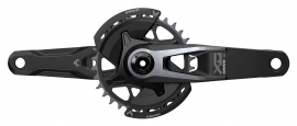 Sram X0 Eagle T-Type DUB Wide 55mm Chainline 174mm Q-Faktor black, Länge 175mm Kurbel