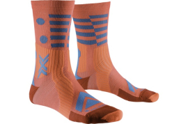 X-SOCKS Gravel Perform Merino Crew sunset/twyce blue