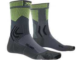 X-SOCKS Bike Race charcoal/phyton yellow