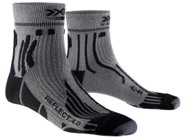 X-SOCKS Men Run Speed Reflect 4.0 anthracite/silver