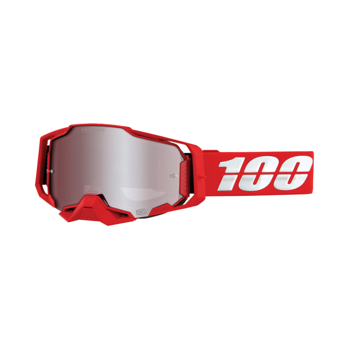 100% Armega war red Goggles