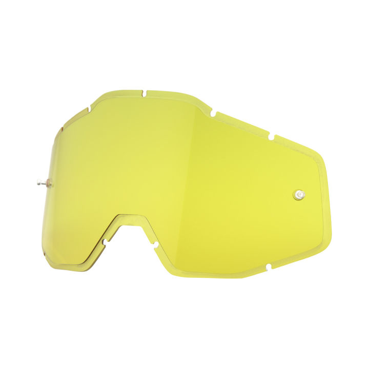 100% Ersatzlinse injected yellow zu Racecraft /Accuri /Strata Goggle