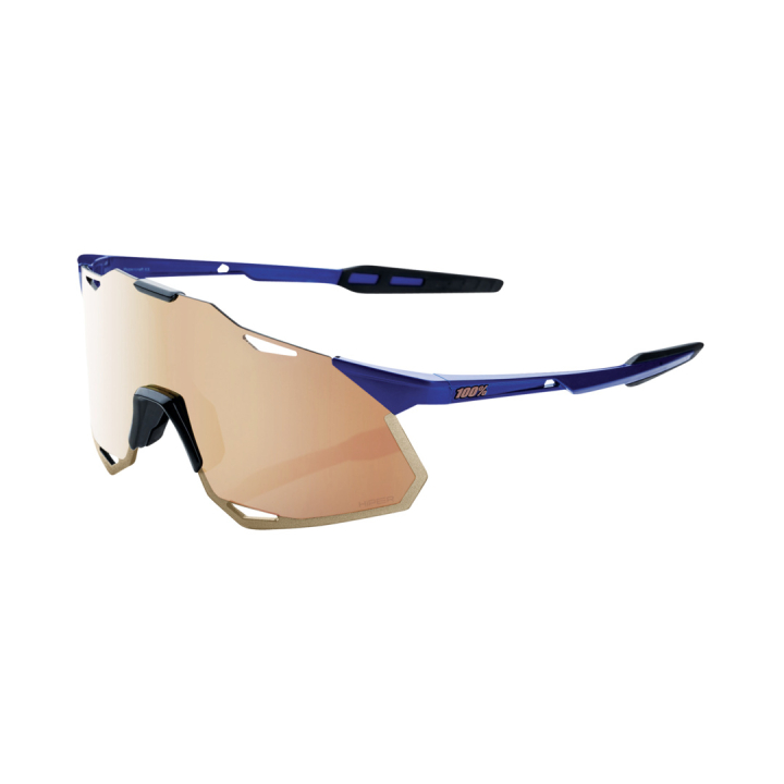 100% Hypercraft XS Gloss Cobalt Blue-HiPER copper Brille