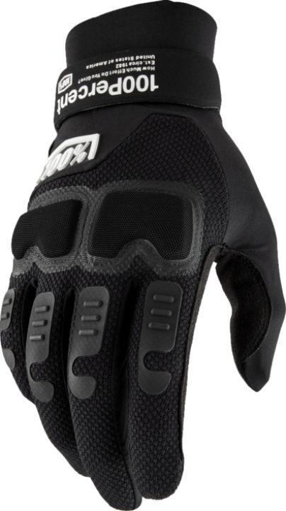 100% Langdale black Handschuhe