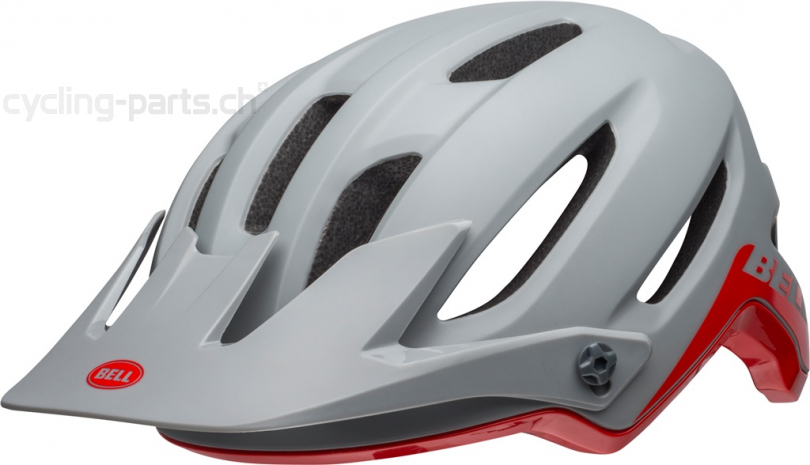 Bell 4Forty MIPS matte/gloss gray/crimson M 55-59 cm Helm