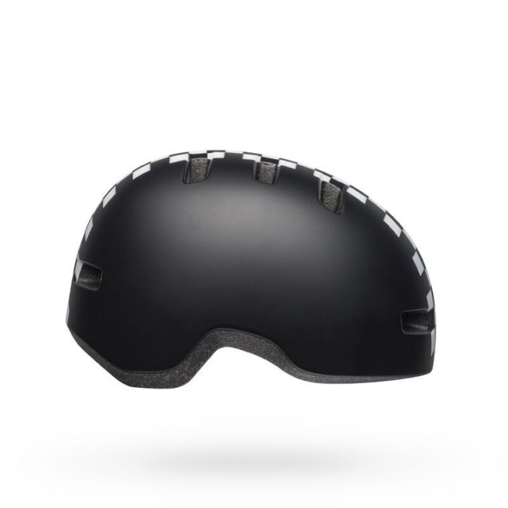 Bell Lil Ripper matte black/whtie checkers XS 45-52 cm Kinderhelm