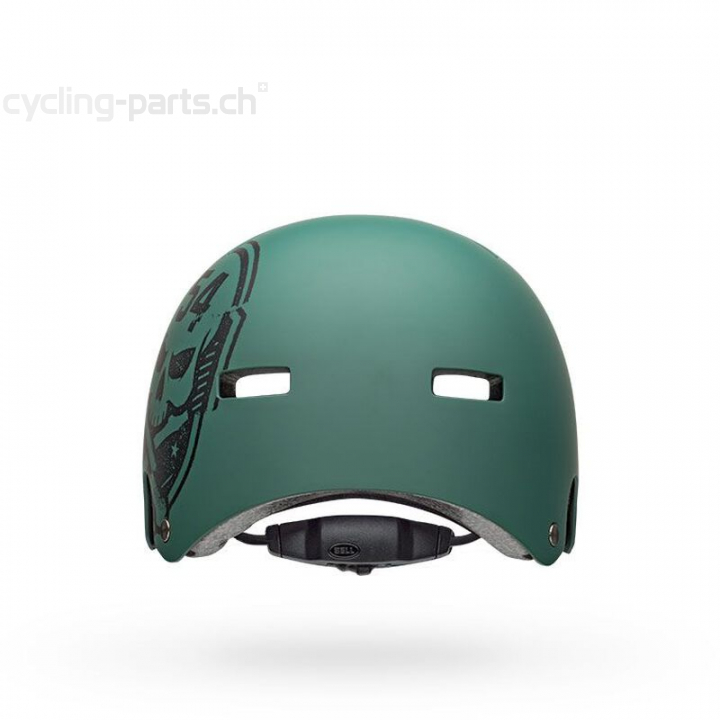 Bell Local matte green/black skull L 59-61.5 cm Helm