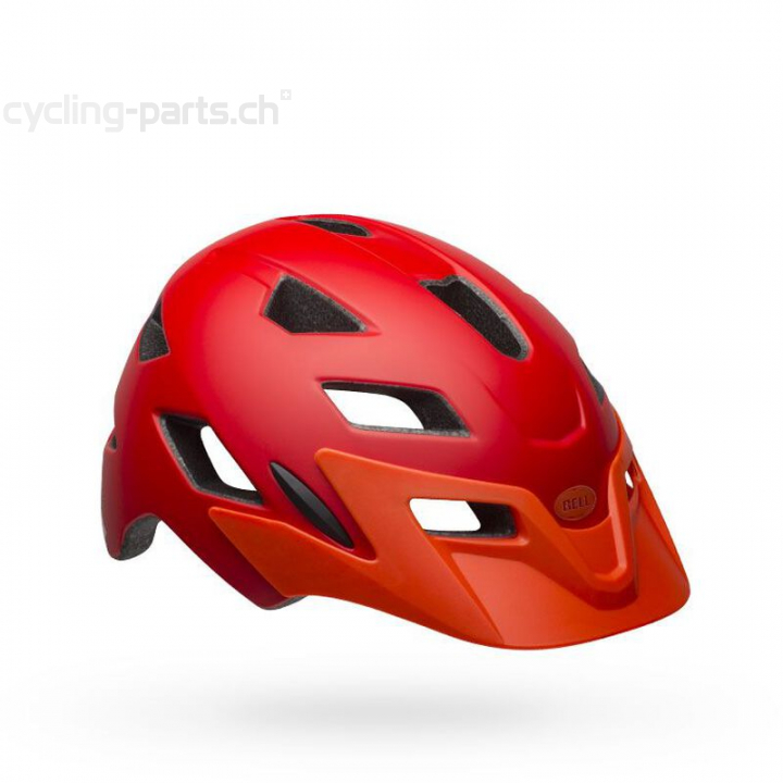 Bell Sidetrack matte red/orange UC 47-54 cm Kinderhelm