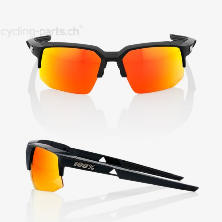 100% Speedcoupe soft tact black Brille