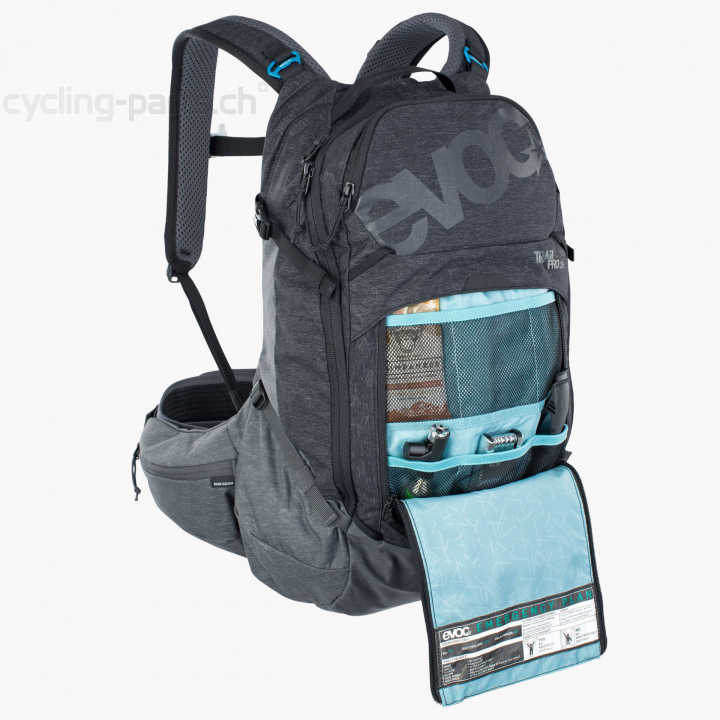 Evoc Trail Pro 26 Rucksack black-carbon grey