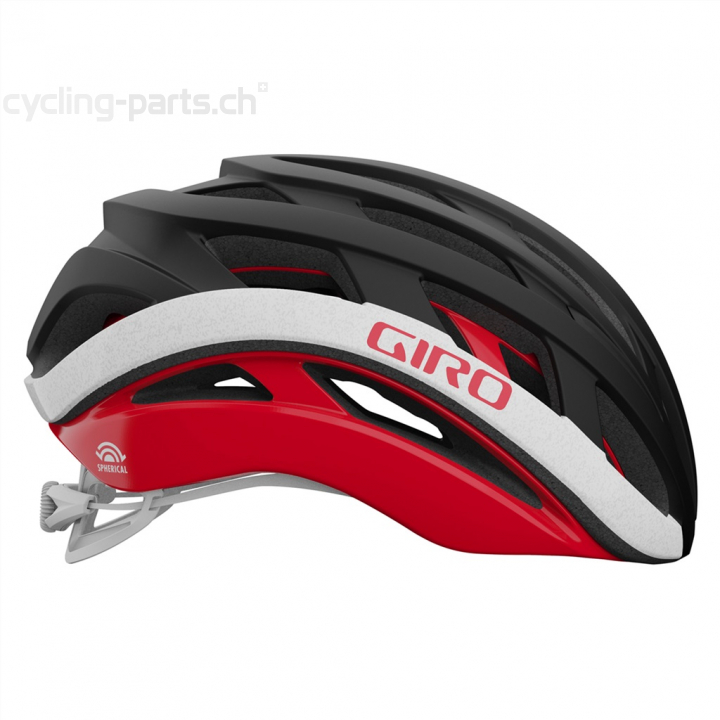 Giro Helios Spherical MIPS matte black red S 51-55 cm Helm