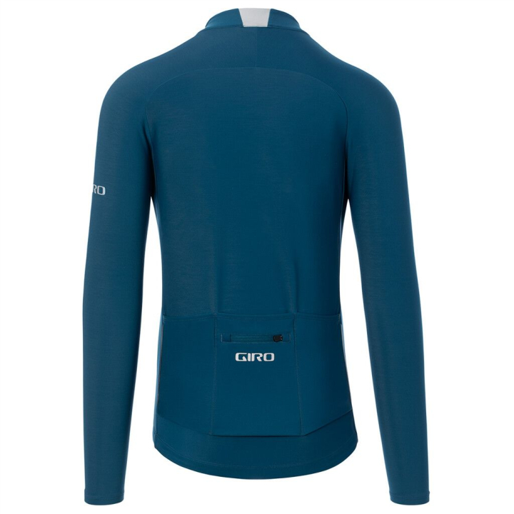 Giro Men Chrono LS harbor blue Thermal Jersey