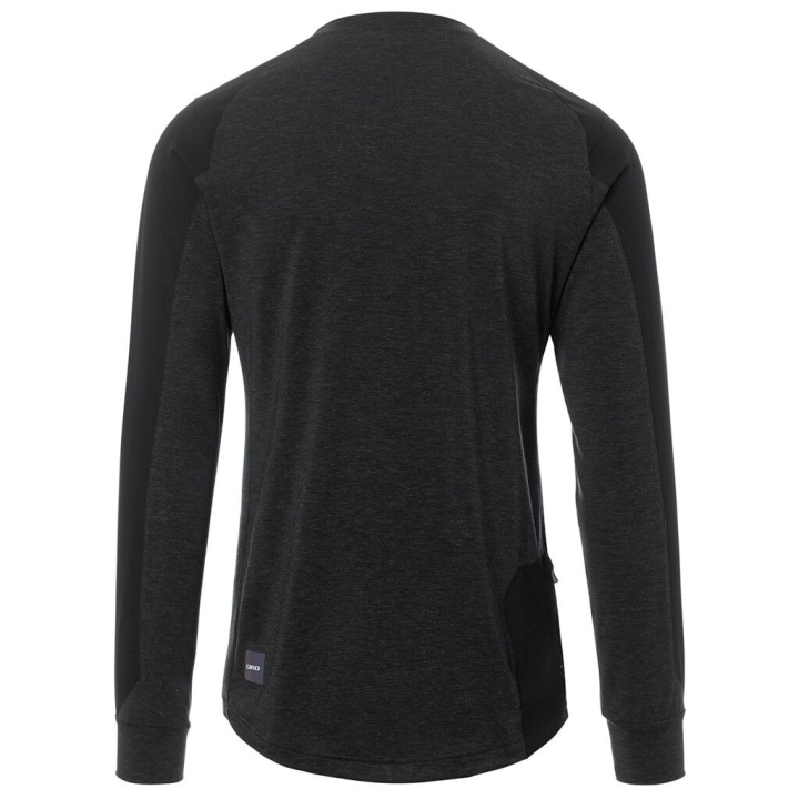 Giro Men Roust LS black/grey Wind Jersey