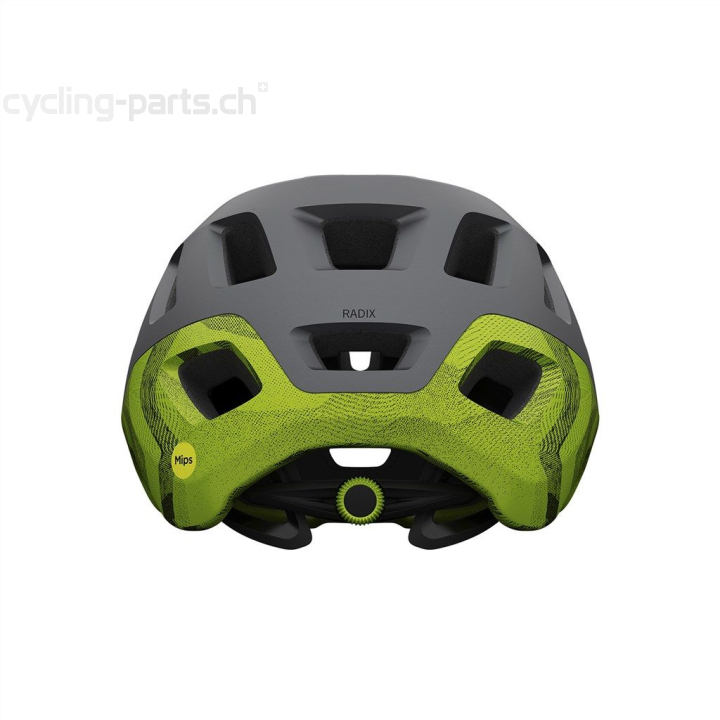 Giro Radix MIPS matte metallic black/ano lime L 59-63 cm Helm