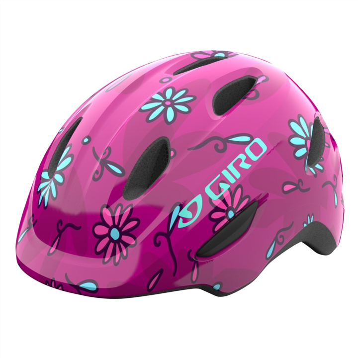 Giro Scamp pink streets sugar daisies S 49-53 cm Kinderhelm