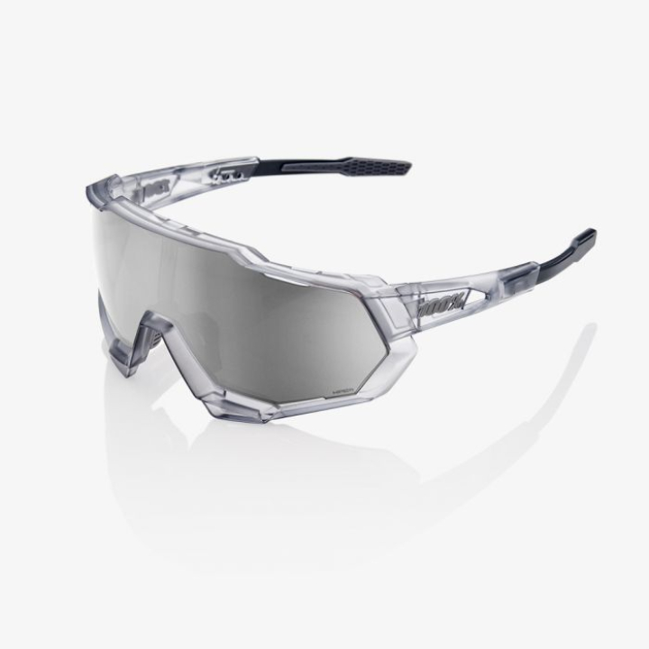 100% Speedtrap matte transluscent/crystal grey Brille