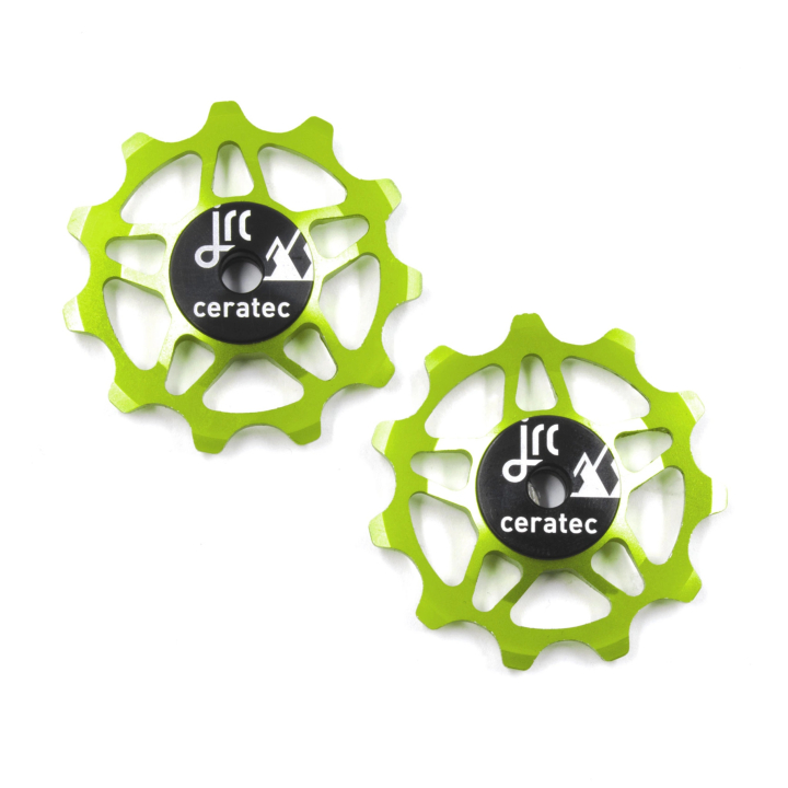 JRC Components Ceramic Shimano Dura Ace RD-R9250 Di2 12-fach acid green Schaltwerkrädchen