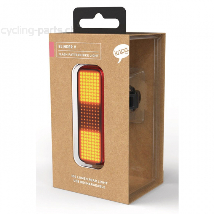 Knog Blinder V Traffic Rücklicht schwarz