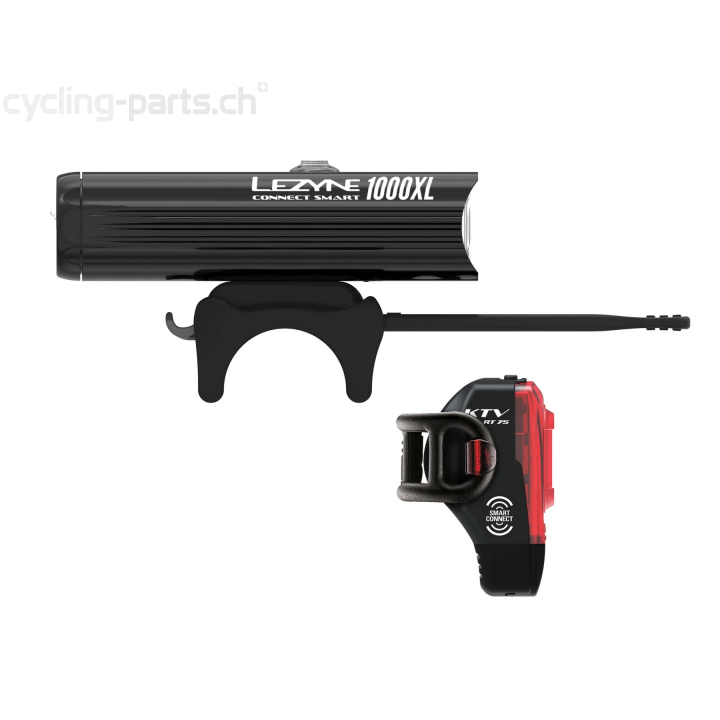 Lezyne Connect SMART 1000XL / KTV SMART schwarz Lichtset