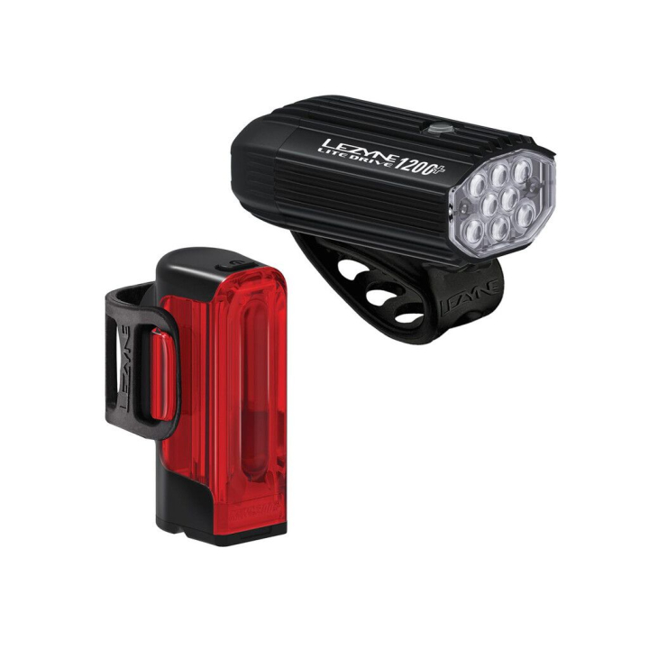 Lezyne Lite Drive 1200+ / Strip Drive Pro 400+ Lichtset