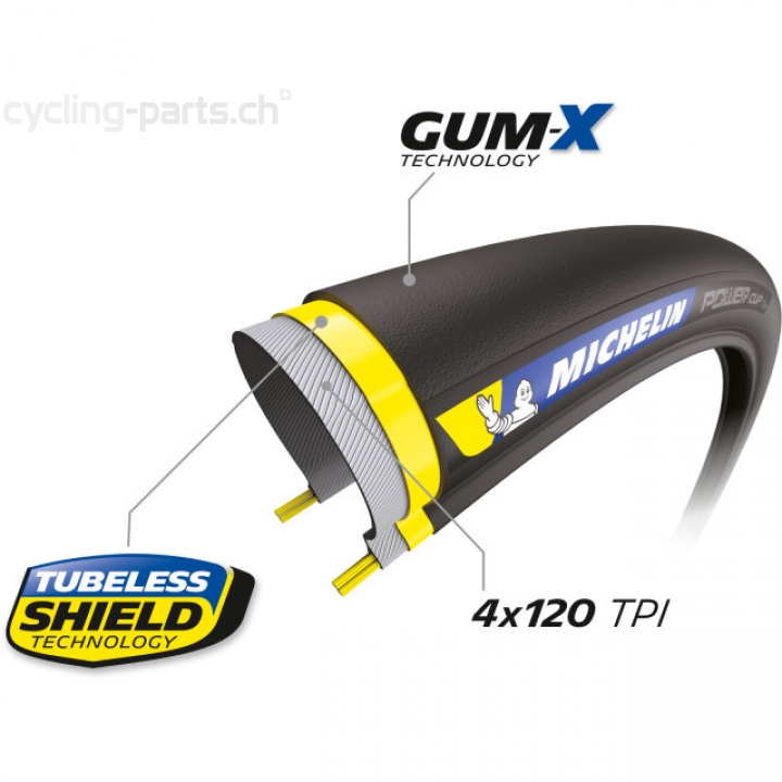 Michelin Power Cup Road Competition Line TLR 700x30 schwarz Reifen