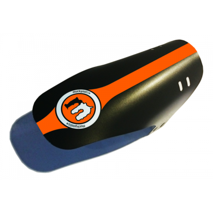 Mucky Nutz Face Fender black/orange Spritzschutz inkl. Strap