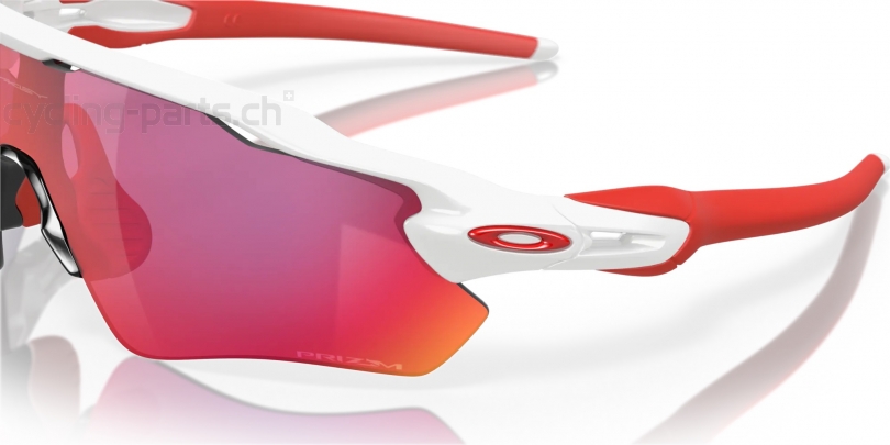 Oakley Radar EV Path polished white/Prizm Road Brille