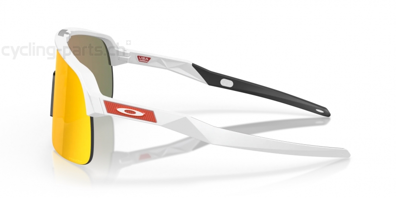 Oakley Sutro Lite Matte White/Prizm Ruby Brille