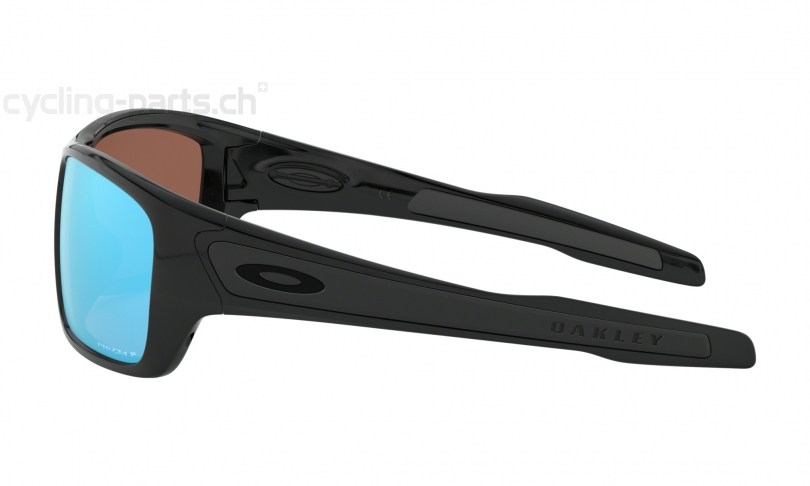 Oakley Turbine Polished Black/Prizm Deep Water Polarized Brille