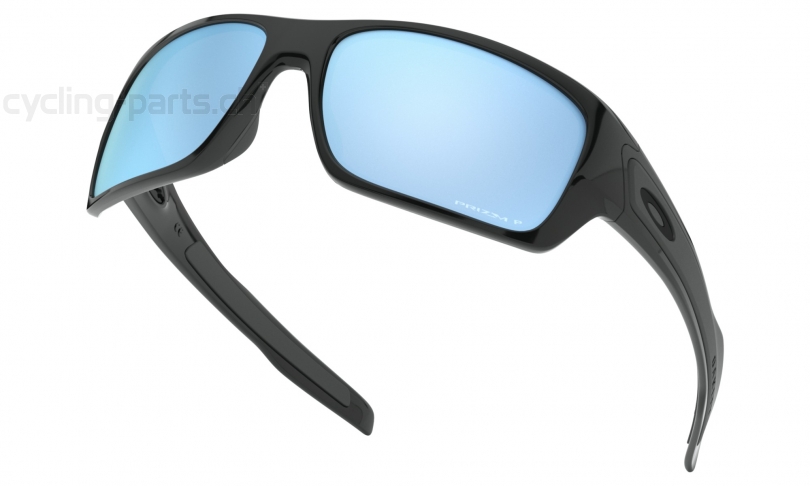 Oakley Turbine Polished Black/Prizm Deep Water Polarized Brille