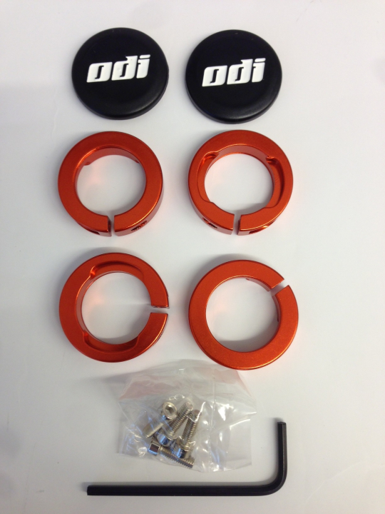 ODI Lock Jaw Clamps Klemmringe - Set orange