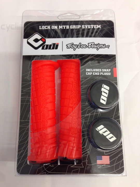 ODI Troy Lee Designs Signature Series Lock-On Grips orange Lenkergriffe