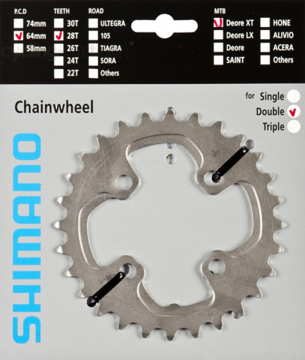 Shimano XT FC-M785 26 Zähne 2x10 Kettenblatt