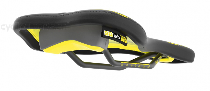 SQlab 611 Ergowave active ltd. Flow Yellow Breite 13cm Sattel