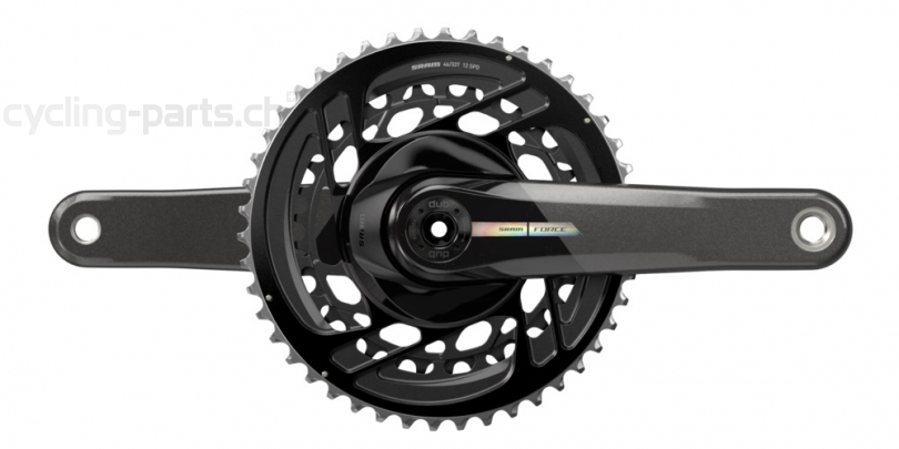 Sram Force AXS DUB 2x12 46-33 170mm black/iridescent Kurbelgarnitur