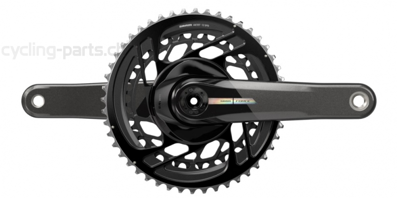 Sram Force AXS DUB 2x12 48-35 170mm black/iridescent Kurbelgarnitur