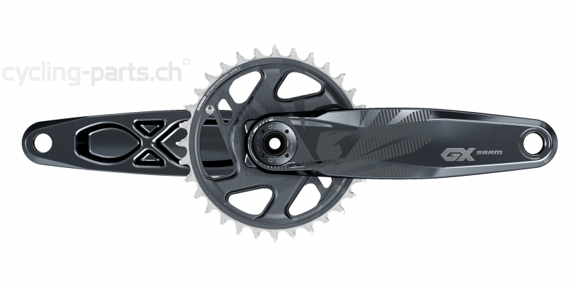 SRAM GX Eagle™ DUB™ lunar grey Boost 148, Länge 170mm Kurbel