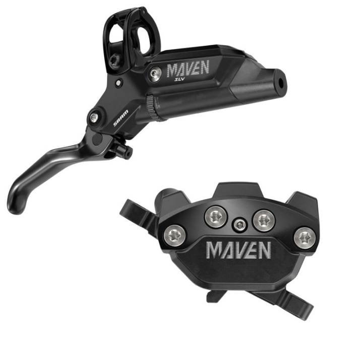 Sram Maven Silver anodized black Scheibenbremse hinten