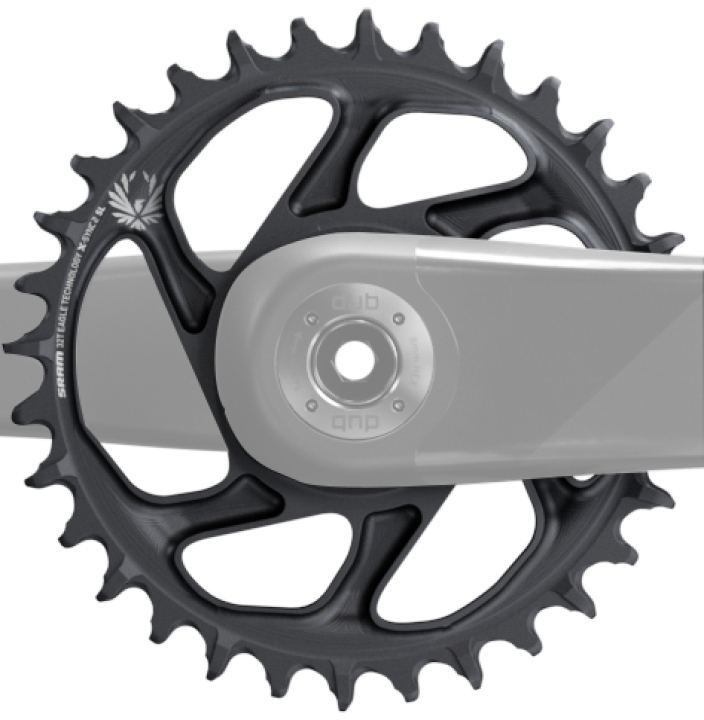 Sram XX1/X01 Eagle™ SL Direct Mount 6mm Offset 30 Zähne lunar grey 1x12 Kettenblatt