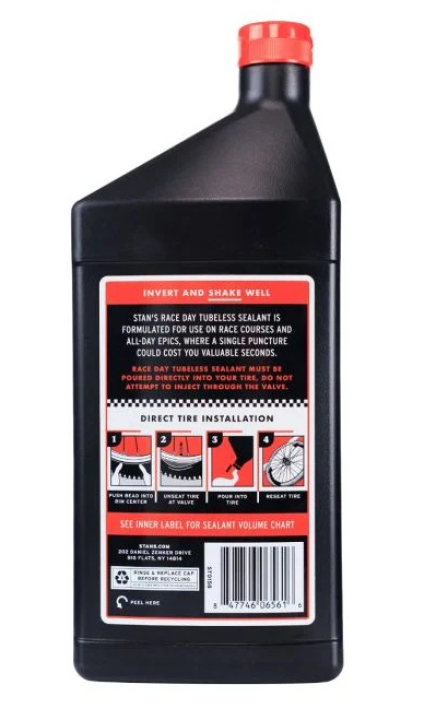 Stan's NoTubes Race Day Tubeless Sealant Dichtmilch 1000ml