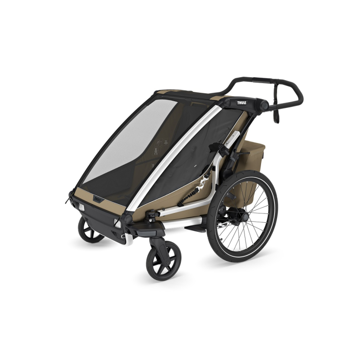 Thule Chariot Cross 2 Double 2025 faded khaki Kinderanhänger