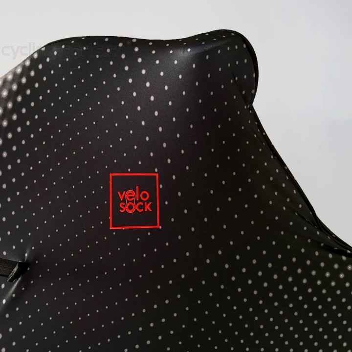 VELOSOCK Full Cover Waterproof For MTB Carbon Black