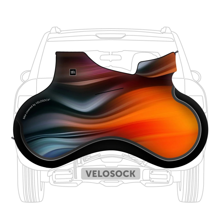 VELOSOCK Full Cover Standard For Triathlon Motion Wave