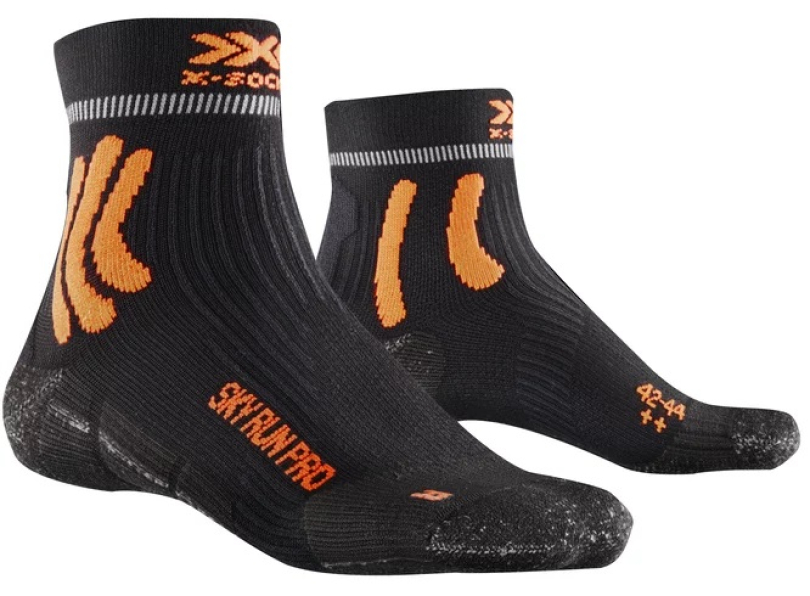 X-SOCKS Men Sky Run Pro 4.0 opal black/trick orange